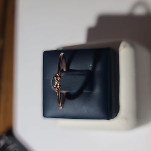 14KT rose gold and diamond ring